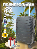 Средний чемодан Impreza PP 185, Черный, M