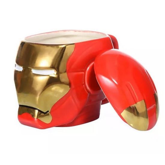 3D кружка с крышкой "Железный Человек" (~800 мл)