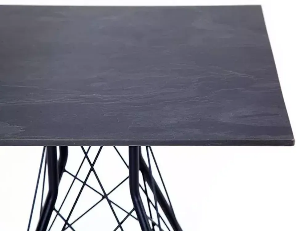 "Конте" интерьерный стол из HPL 70x70см, цвет "серый гранит"