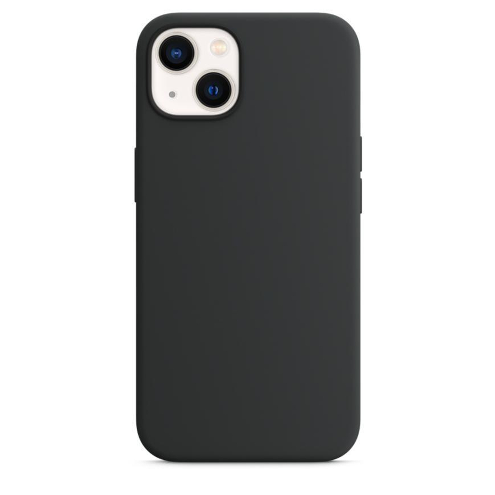 Силиконовый чехол MagSafe Apple Silicone Case для iPhone 13, Тёмная ночь