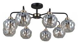 Люстра на штанге ILLUMICO  IL0447-8CSQ-79 BK