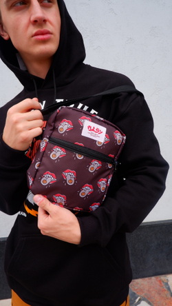 Сумка OLDY Губы Чёрный XL