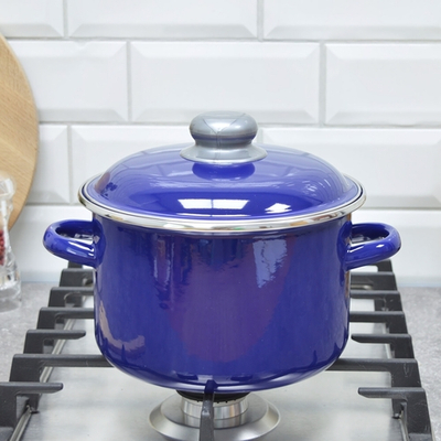Кастрюля 3л "Сапфир" синяя
