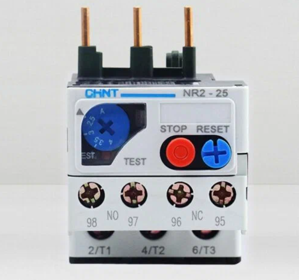 Реле перегрузки тепловое CHINT NR2-25 0.16-0.25А (R) 1 шт. 25 А 690 В 268133