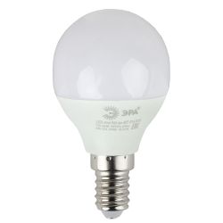 Лампа светодиодная ЭРА RED LINE ECO LED P45-6W-840-E14 6Вт. шар нейтральный белый свет E14 | Лампы cветодиодные Шар (G/P)