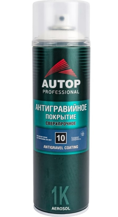 AUTOP Антигравийное покрытие сверхпрочное (№10), цвет чёрный, 650 мл