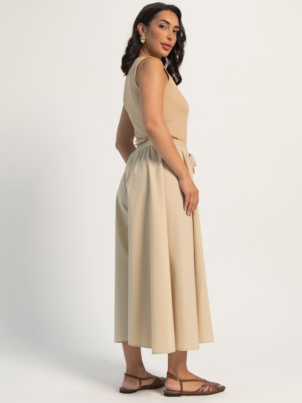 Брюки Эльче (бежевые) Б16077-39М LT Collection