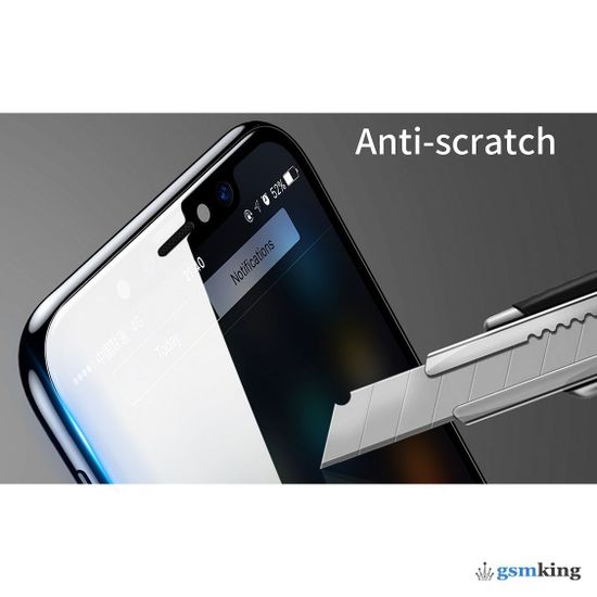 Baseus Glass Film Set (Front film+Back film) For iPhone XS Max (2018) Black SGAPIPH65-TZ01