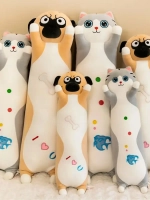 Мягкая игрушка кот батон 100 см, подушка обнимашка