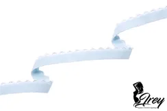 Голубой Резинка отделочная 12 мм, Турция