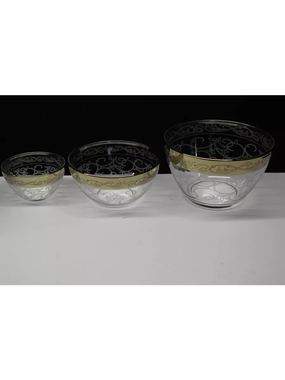 Набор салатников стеклянный 3 шт