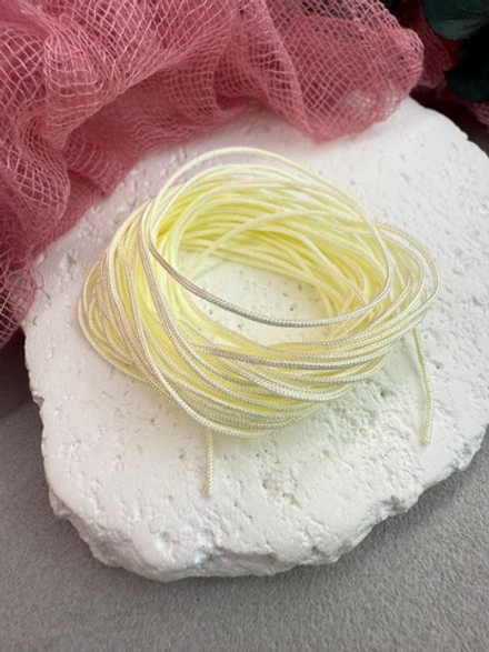 Шнур для плетения браслетов 0,8 мм, Топленое молоко (5 м)