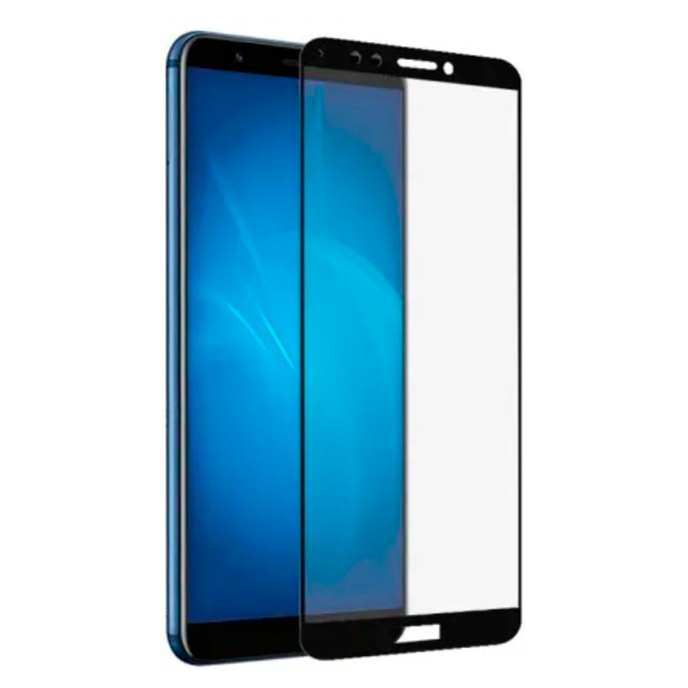 Защитное стекло "Полное покрытие" для Huawei Honor 7C Pro Черный