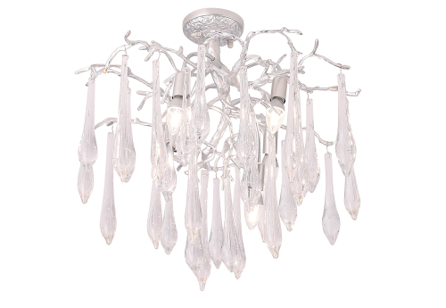 Люстра Crystal Lux REINA PL5 D600 SILVER PATINA