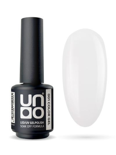 Uno Гель-лак - 001 Белый - White 8мл