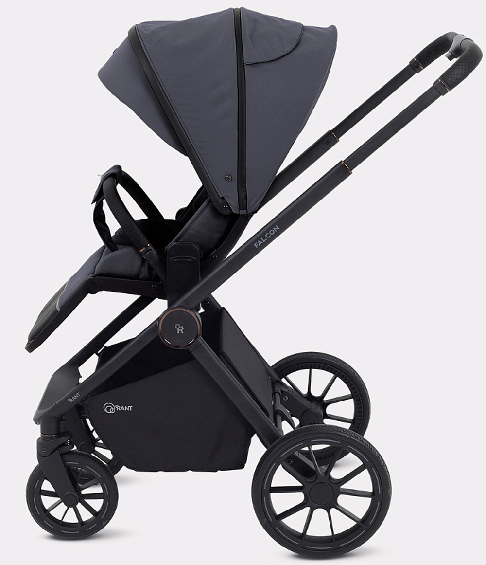 Детская коляска Rant Falcon Neo 3 в 1 с автокреслом Cruise Black Graphite