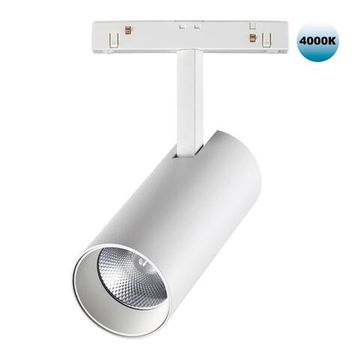 358423 SHINO NT20 166 белый Трековый светильник для низков. шинопровода IP20 LED 4000K 20W 48V FLUM