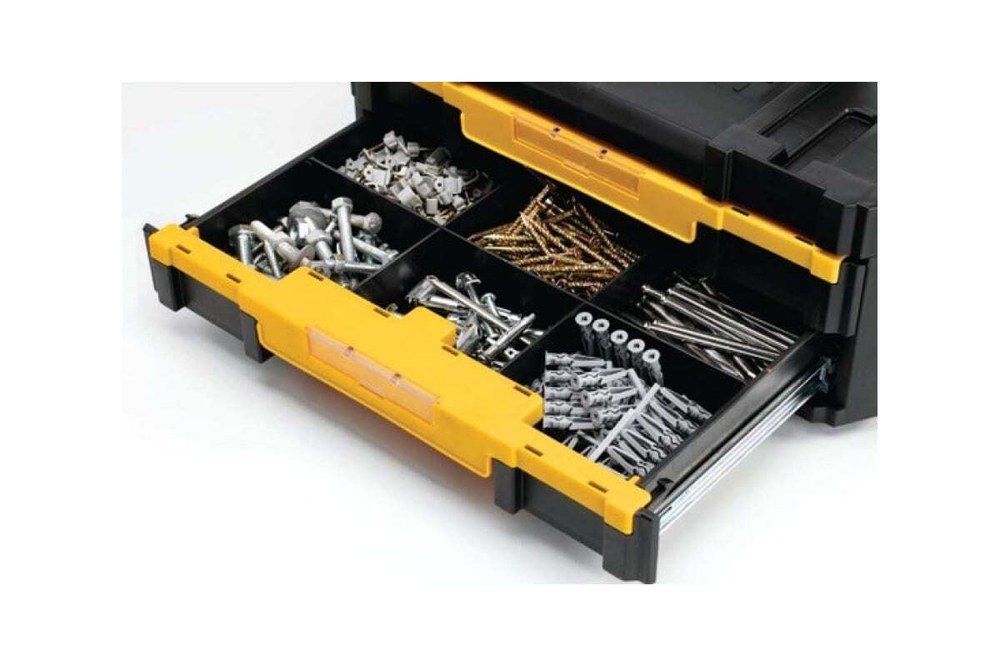 Ящик DEWALT TSTAK с 2-мя выдвижными секциями DWST1-70706 STANLEY 1-70-706