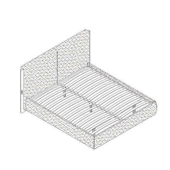 Кровать с решеткой PETRA, MOD INTERIORS