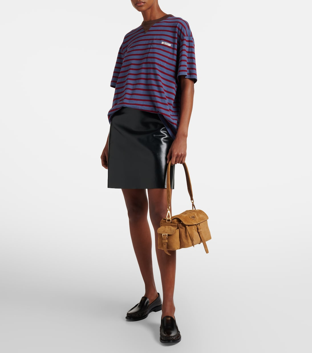 Сумка Prada Explore Medium Suede Shoulder "Cinnamon"