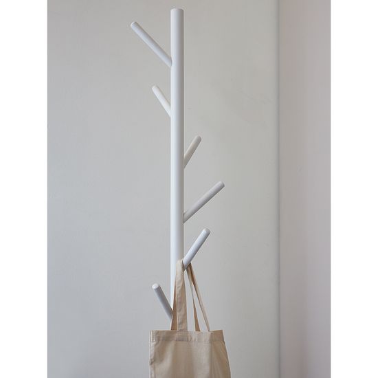 Вешалка напольная forsty, 173 см, белая