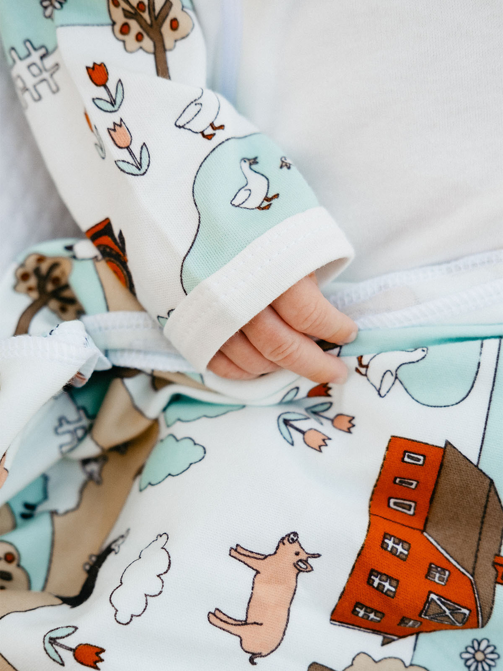 Сет из 3х пелёнок Mjölk Ферма/Camel/Ночное Небо