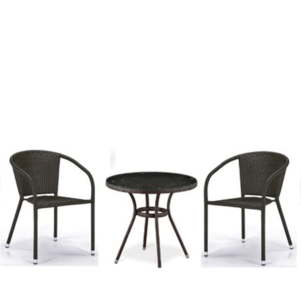 Комплект мебели T282ANT/Y137C-W53 Brown 2Pcs