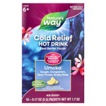 Nature's Way, Umcka®, Cold Relief, успокаивающая смесь для горячих напитков, для детей от 6 лет, лимон, 10 пакетиков по 5 г (0,17 унции)