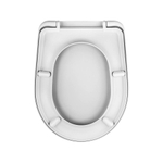 Сиденье д/унитаза  WAVE W-CS-5d дюропласт БЕЛЫЙ глянец (Анимо,Бриз,Корал, Виктория, Норд) 04