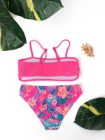 купальник раздельный 3 в 1 топ кроп парео и плавки