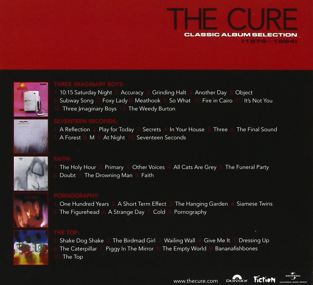 The Cure / Classic Album Selection (1979 - 1984)(5CD)