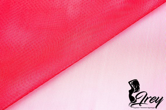 Бюстовая неэластичная сетка Lauma, красный 100