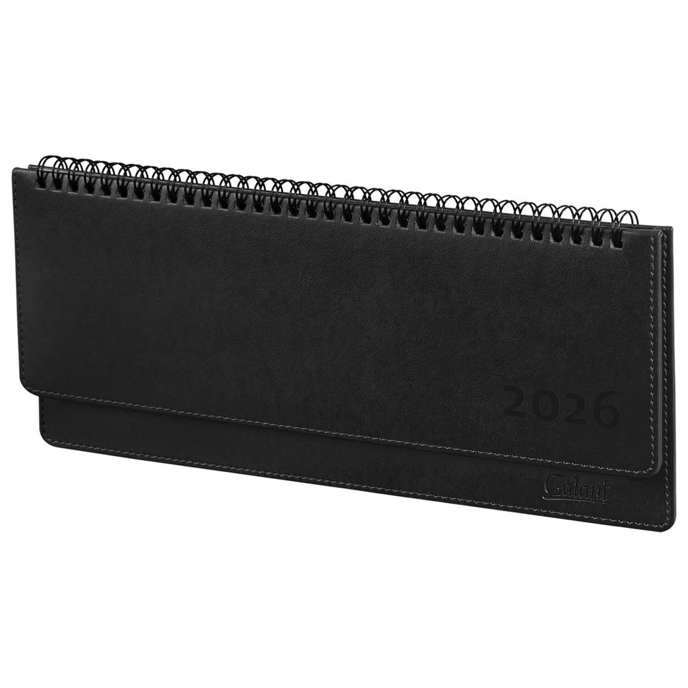 Планинг датированный 2026 305х140 мм GALANT "Ritter" под кожу черный (117238)