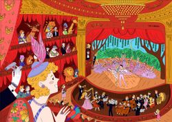 "Балет", гигантская раскраска в подарочной картонной коробке