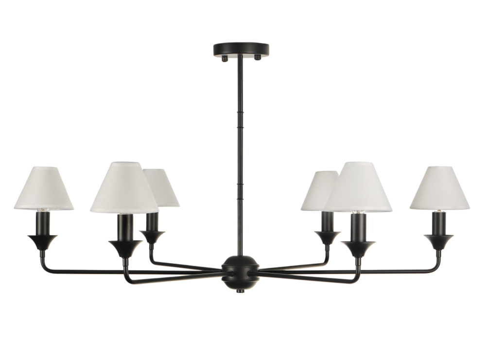 Потолочная люстра на штанге MyFar Leon MR2400-6C