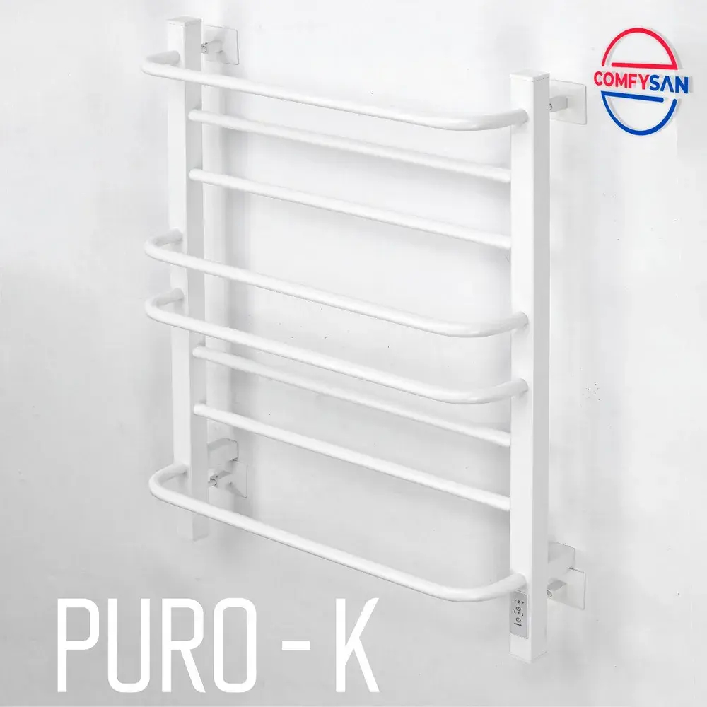 Полотенцесушитель электрический с/т Comfysan Puro-K EC-8 80/50, белый