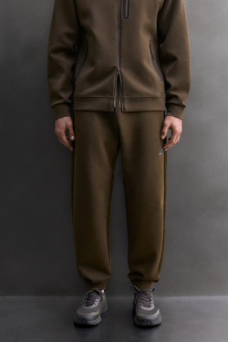 ZARA ТЕХНИЧЕСКИЕ БРЮКИ НА МОЛНИИ, КОРИЧНЕВЫЙ