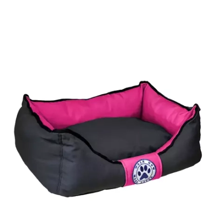 Лежанка для собак размер S двухсторонняя розовая Царь-лежанка Lapalandia