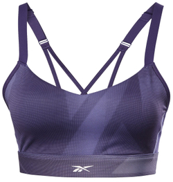 Теннисный бюстгальтер Reebok Lux Strappy Bra W - dark orchid