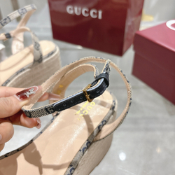 Gucci Horsebit Flatform Sandal