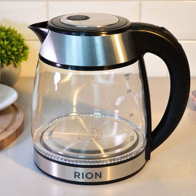 Чайник электрический 1,7л "Rion", 1500Вт, нерж