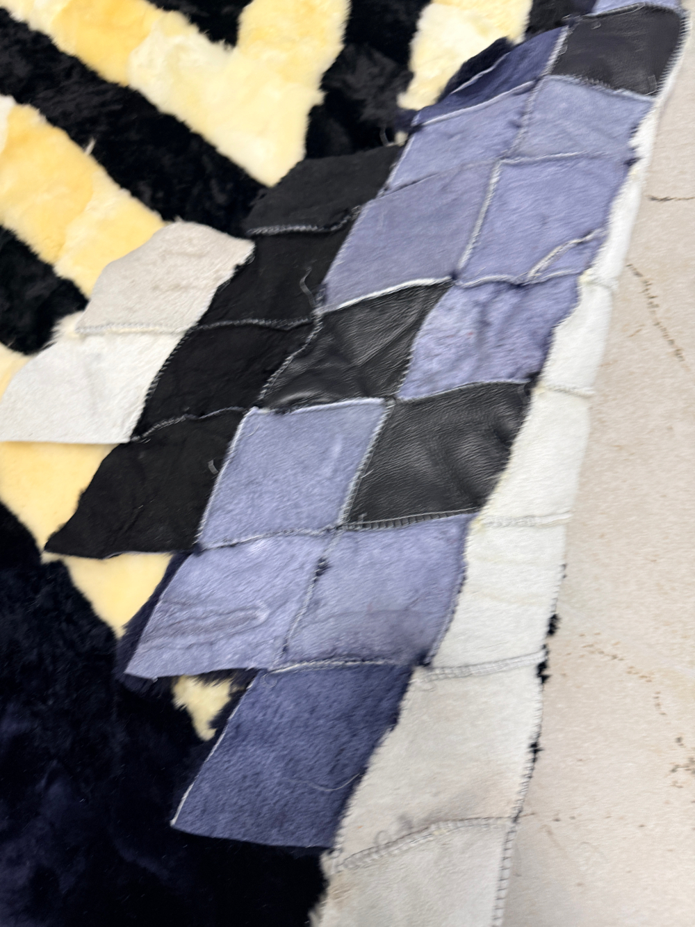 Меховой Коврик прикроватный накидка на кресло из овчины