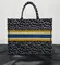 Сумка Dior Book Tote, модель маленького формата темно-серый