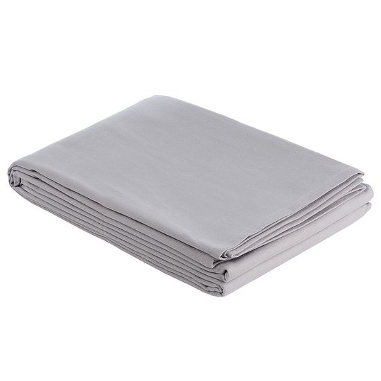 Скатерть из хлопка серого цвета из коллекции essential, 170х170 см