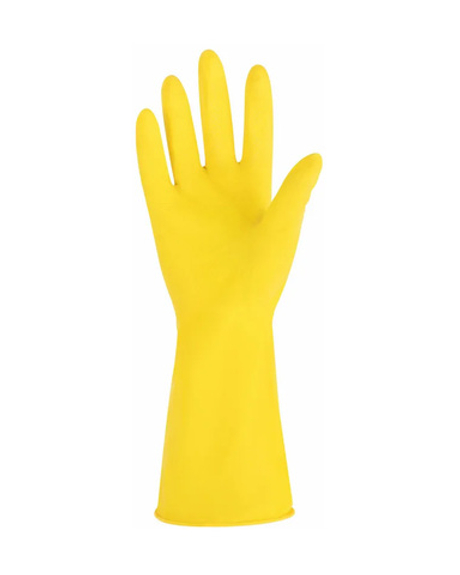 Перчатки хозяйственные латексные для деликатной уборки (с х/б напылением) 30 гр. (х240)