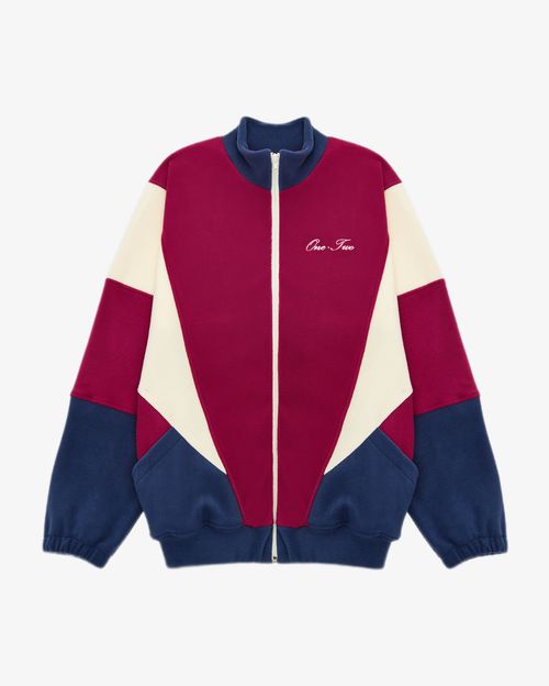 Толстовка One Two Zip-Up Raspberry-Navy Smoke