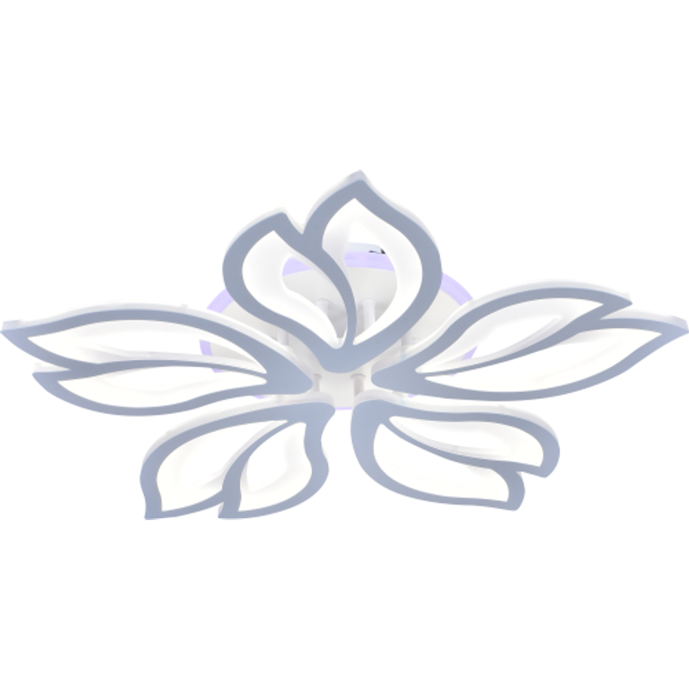 Светильник потолочный светодиодный Rivoli Claudia 6087-105 с пультом 110 Вт + 7 Вт 4000К - 6000К LED модерн | Rivoli