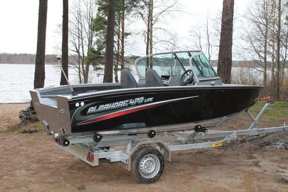 Катер-лодка алюминиевая ALBAKORE 470 fish Lite