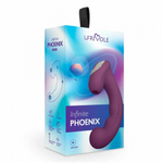 Стимулятор вакуумный Le Frivole Infinite Phoenix с клиторальным отростком, фиолетовый