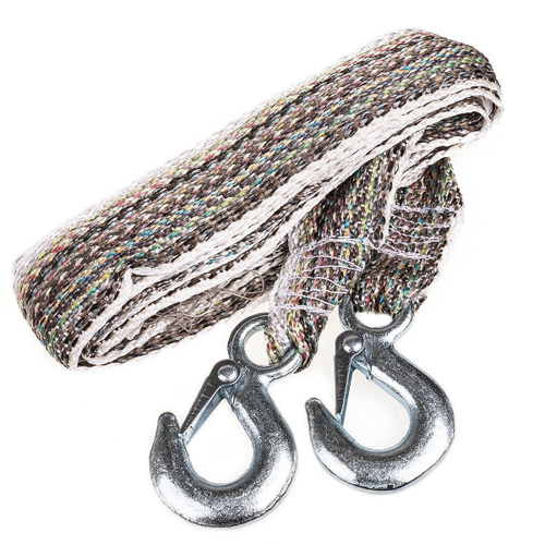 Трос буксировочный лента 5 т 4 м 2 крюка стандарт Skyway